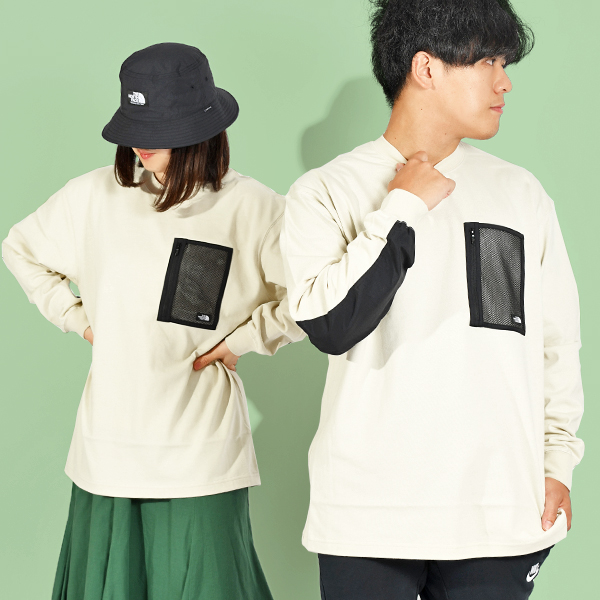 ノースフェイス 長袖Tシャツ メンズ レディース ロンT UV 防汚 THE