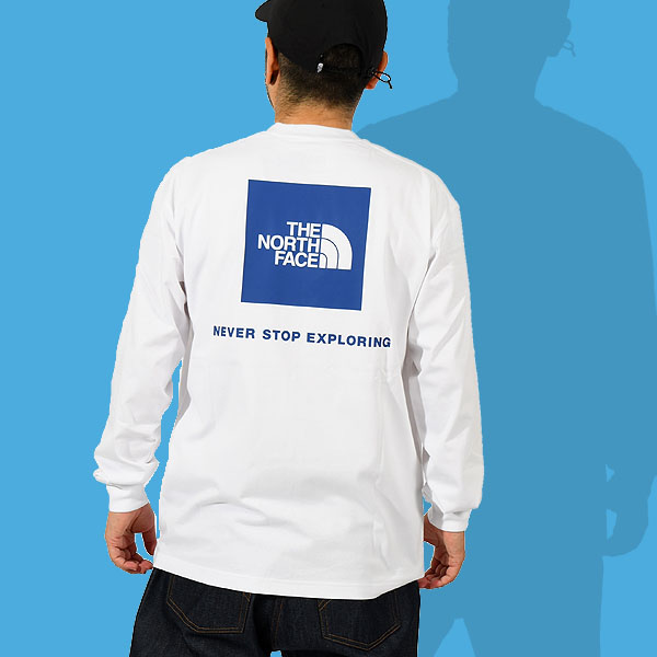 ノースフェイス バックプリント Tシャツ メンズ レディース UV 長袖 ロンT THE NORTH FACE バック スクエア ロゴ NT82333 | THE NORTH FACE | 02
