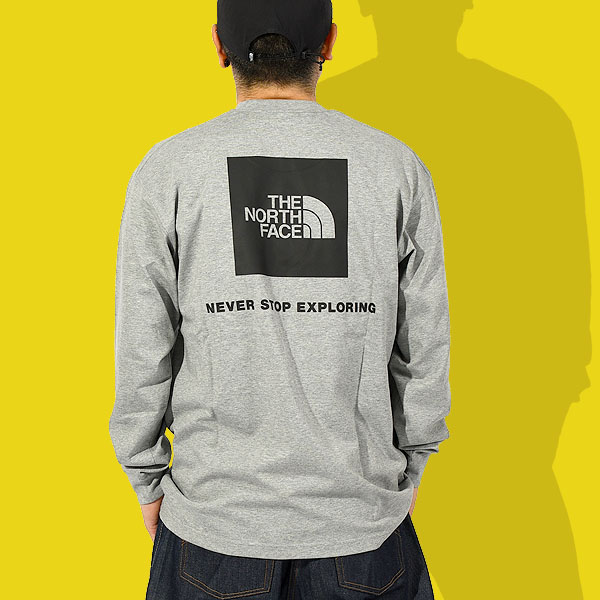 ノースフェイス バックプリント Tシャツ メンズ レディース UV 長袖 ロンT THE NORTH FACE バック スクエア ロゴ NT82333 | THE NORTH FACE | 03