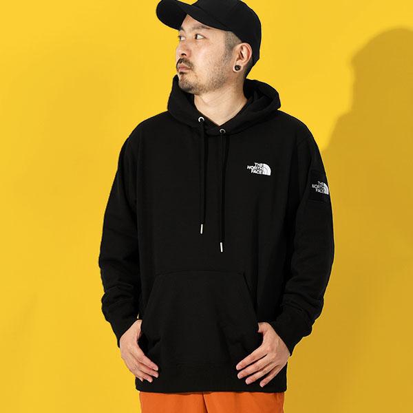 ノースフェイス 裏毛 スウェット パーカー メンズ レディース THE NORTH FACE スクエアロゴ フーディー プルオーバー NT12333 2025春夏新色 | THE NORTH FACE | 01