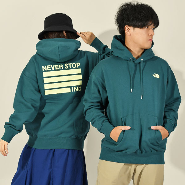 ノースフェイス 裏起毛 スウェット パーカー メンズ レディース THE NORTH FACE ネバーストップ フーディー プルオーバー NT62333