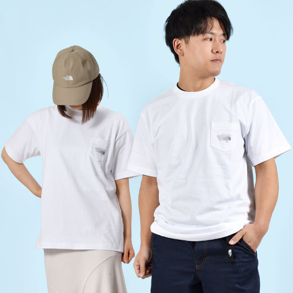 ノースフェイス ポケット 半袖Tシャツ メンズ レディース 生地厚 THE