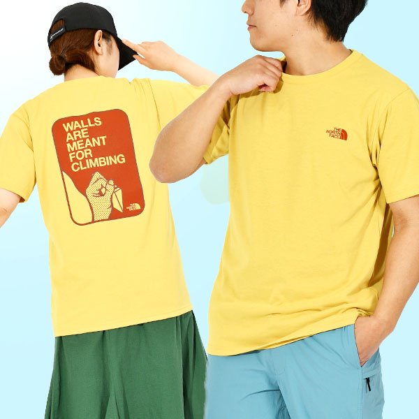 ノースフェイス UV 吸汗速乾 半袖Tシャツ メンズ レディース バックプリント THE NORTH FACE クライムアート NT32486 2024春夏新作｜elephant｜04