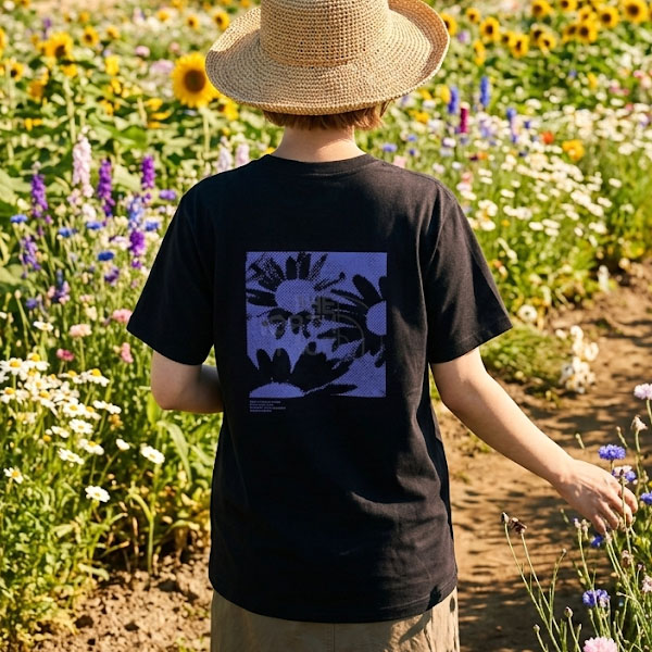 ANNTIAN 植物柄 黒 Tシャツ 半袖 THE NORTH FACE（ザ ノースフェイス） ネコポス発送！ 2026春夏新作