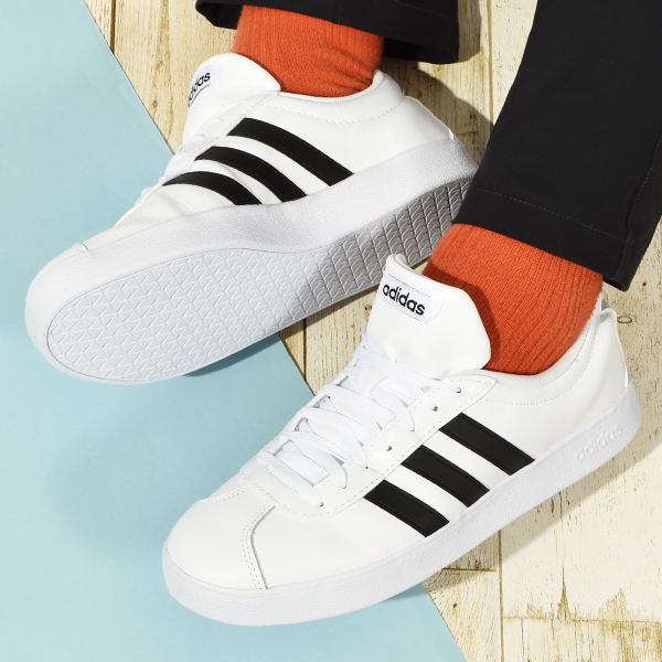 アディダス メンズ スニーカー adidas VLCOURT 2.0 M ローカット カジュアル シューズ 靴 ブラック ホワイト 黒 白  2022秋新色 B43814 DA9868 :vlcourt-20-m:エレファントSPORTS - 通販 - Yahoo!ショッピング