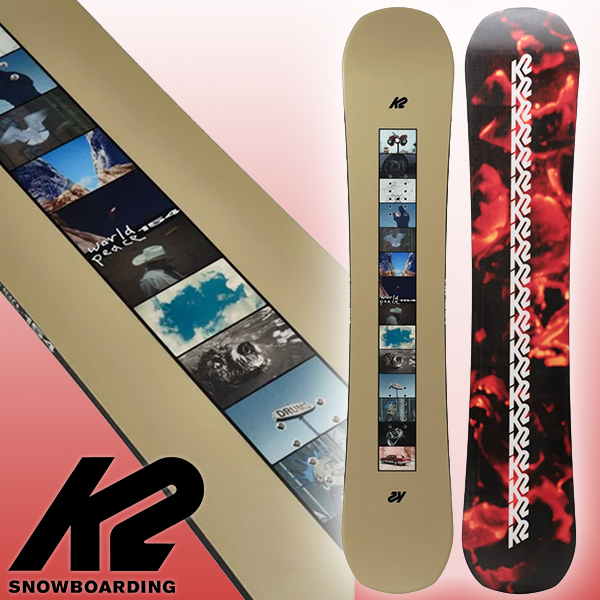 K2 半額 50%off スノーボード 板 ケーツー WORLD PEACE ワールドピース