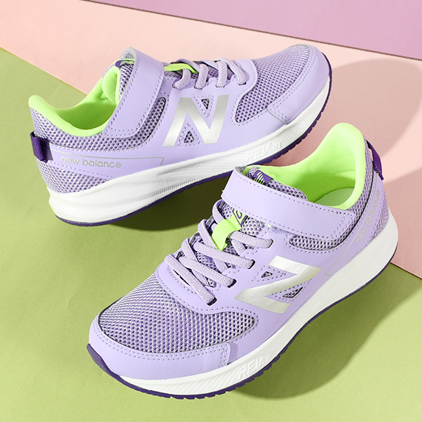 ブランド公式商品認証店 ニューバランス スニーカー New Balance キッズ ジュニア 子供 YT570 ベルクロ 靴 シューズ 2024春夏新色