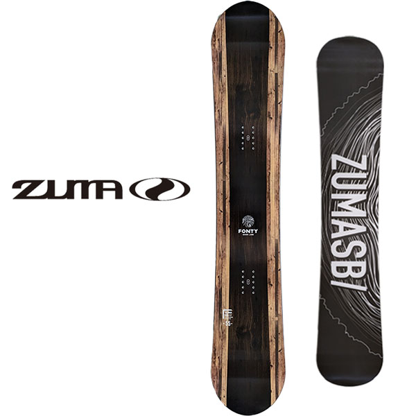 半額以下 ZUMA ツマ スノーボード 板 FONTY キャンバー メンズ 