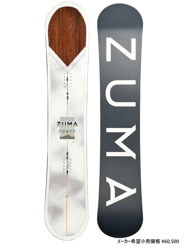 ZUMA スノーボード メンズ 3点セット 板 ボード バイン ブーツ FONTY
