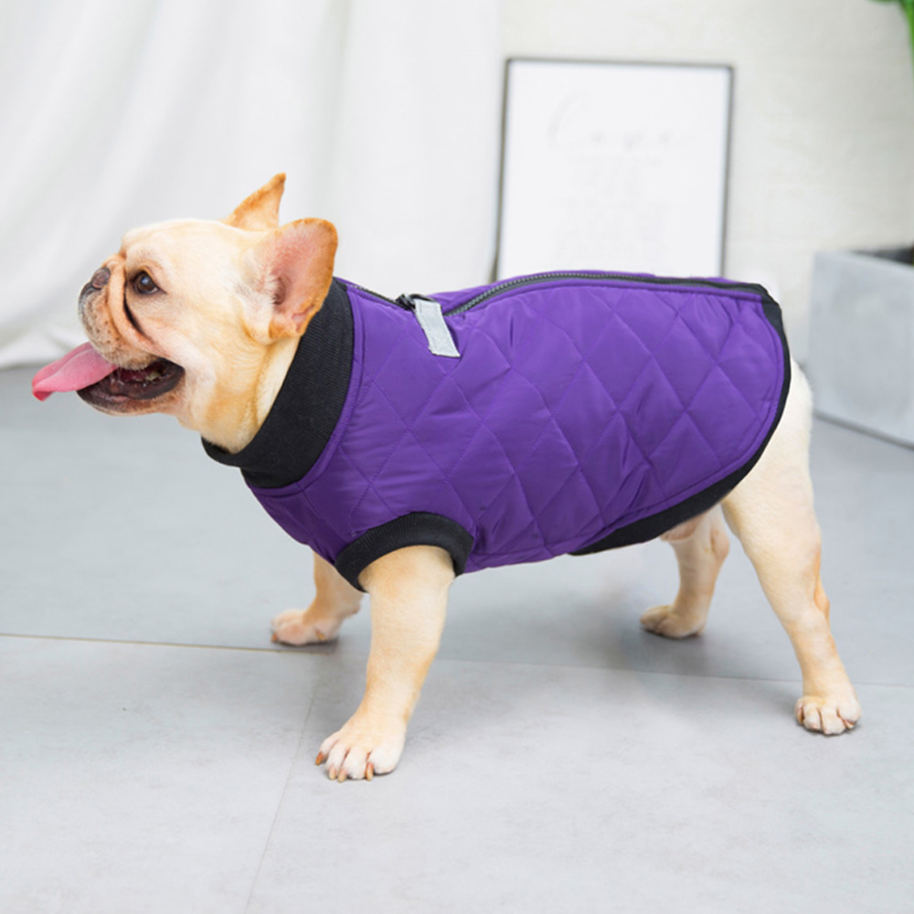 犬服 ペット服 ダウン ベスト リードフック付き 防寒 寒さ対策 冬