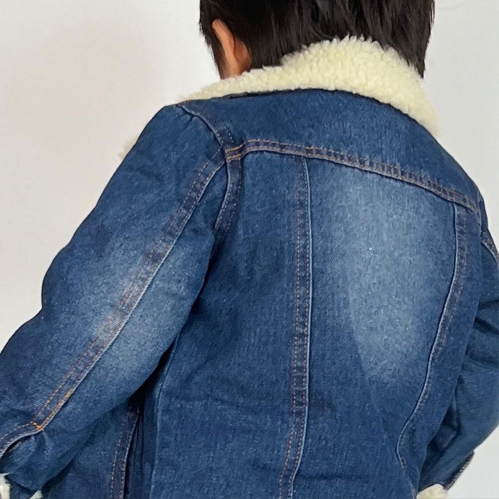 デニムジャケット キッズ ボアジャケット Gジャン 子供服 女の子