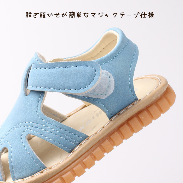 半額品 ベビー サンダル 音が鳴る 女の子 男の子 靴 ベビーサンダル ファーストシューズ 笛付き マジックテープ ベルクロ 1歳児 1歳児半 子供靴  夏 12cm 13cm ネコポス
