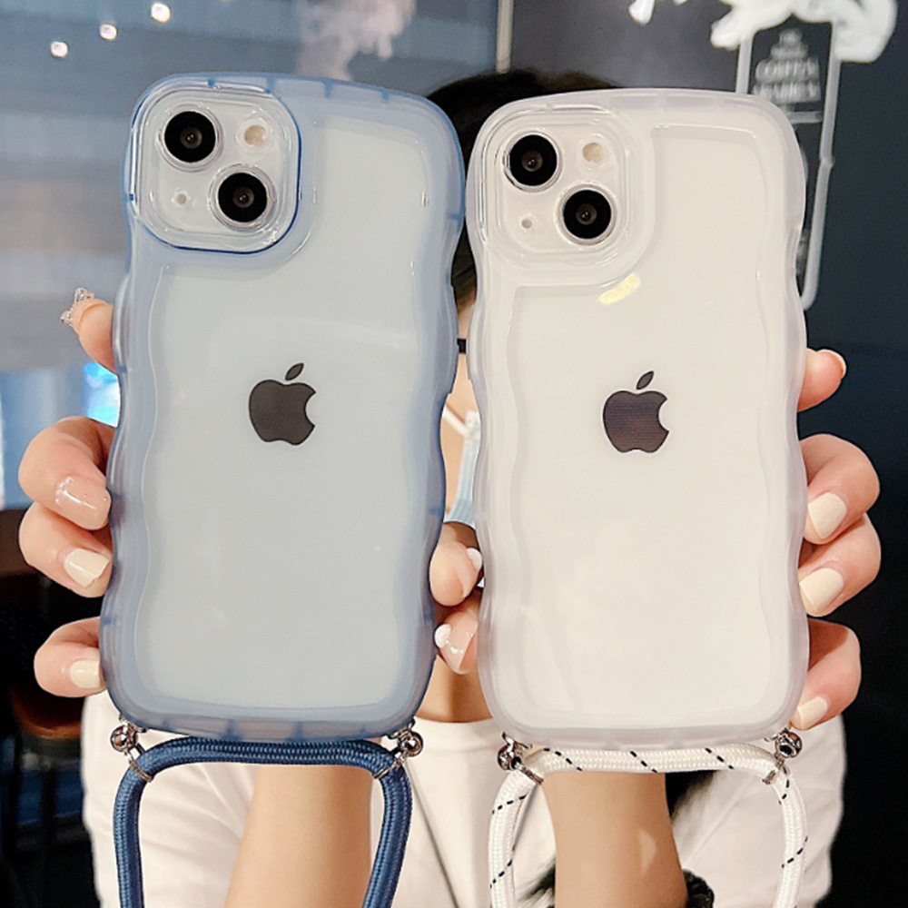 iphoneケース スマホケース スマホショルダー 斜め掛け クリア