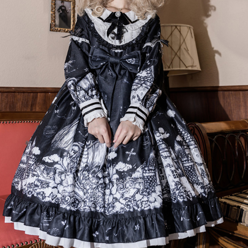 レディースワンピース ゴシックワンピース ロリータワンピース ドレス