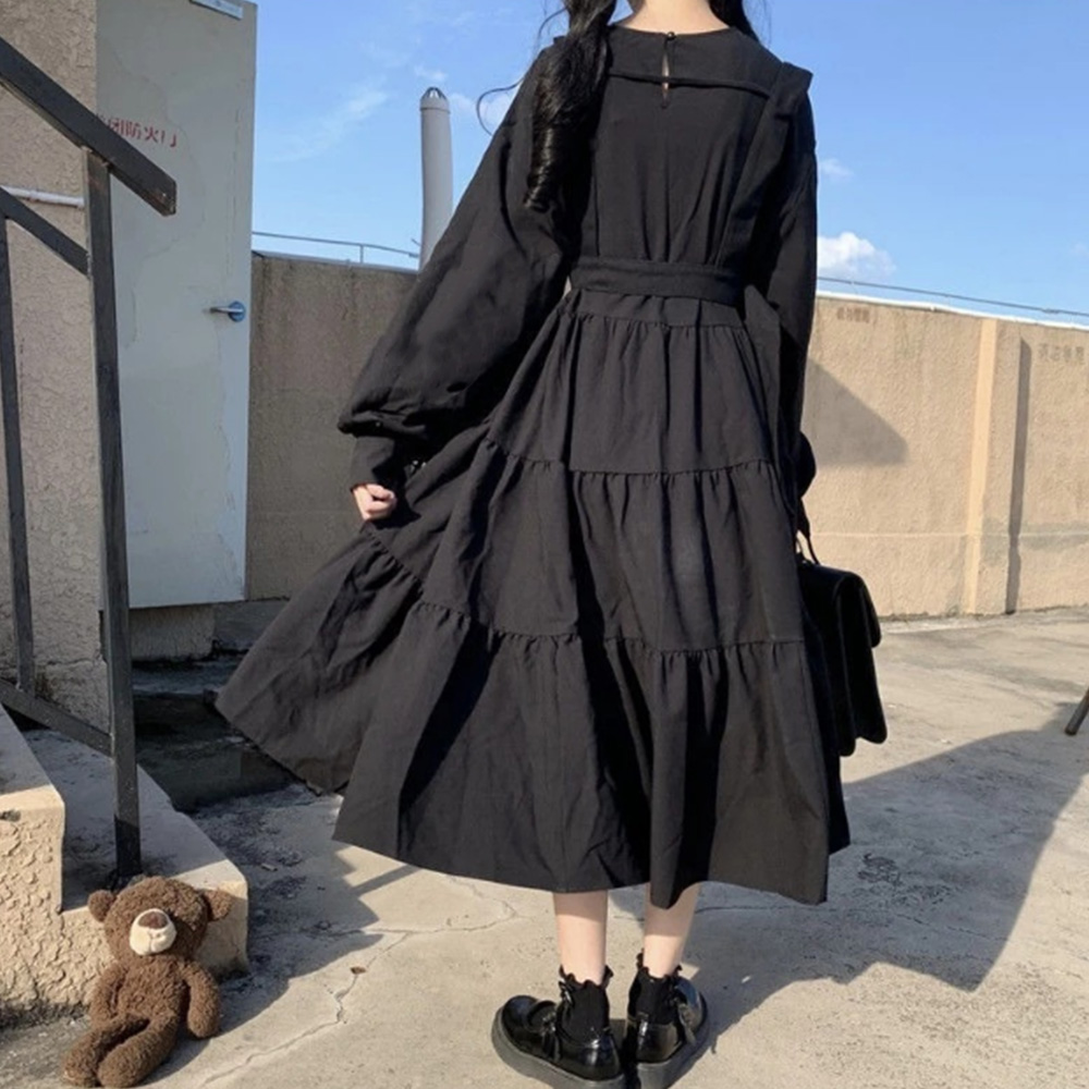 レディースワンピース ワンピース ボリュームワンピース べルト