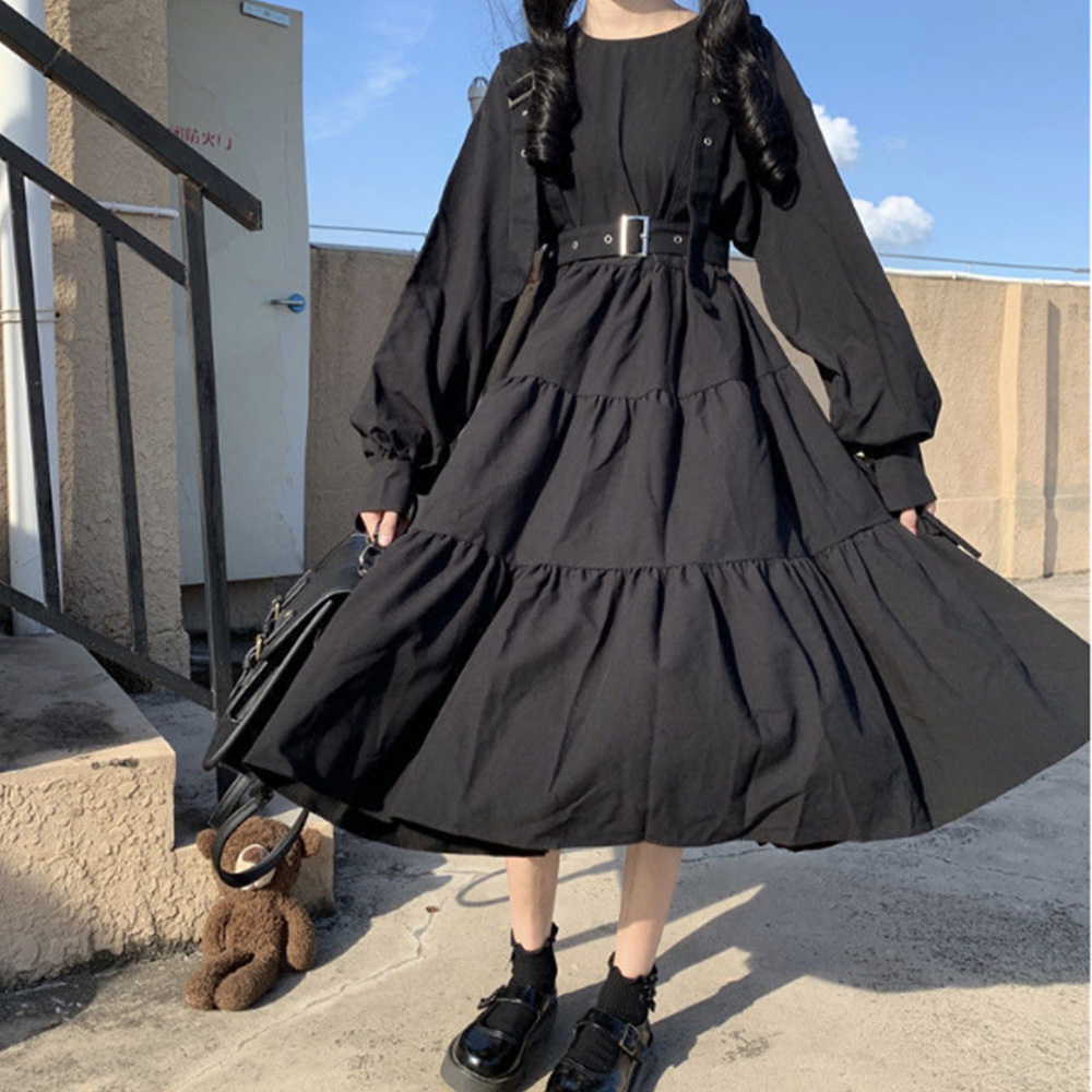 レディースワンピース ワンピース ボリュームワンピース べルト