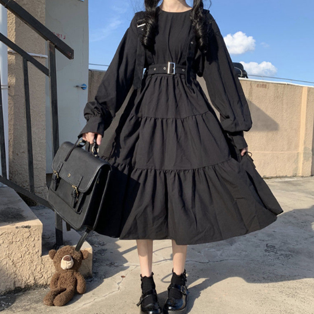 レディースワンピース ワンピース ボリュームワンピース べルト