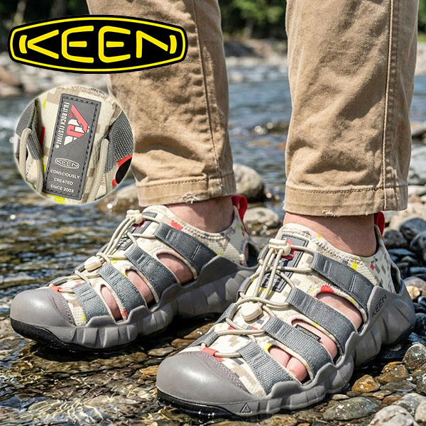 ギースバッハ 26.5 新同 ロリス ローゼンミュラー プレーントゥ シューズ KEEN（キーン） 2026秋冬新作 フジロック フェス モデル 水陸両用