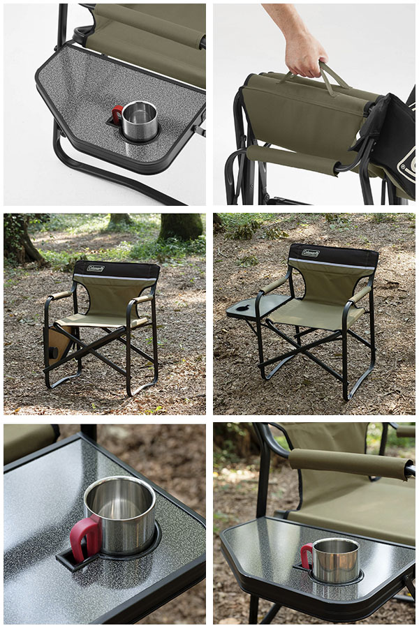 Coleman（コールマン） サイドテーブル付デッキチェアST アウトドア