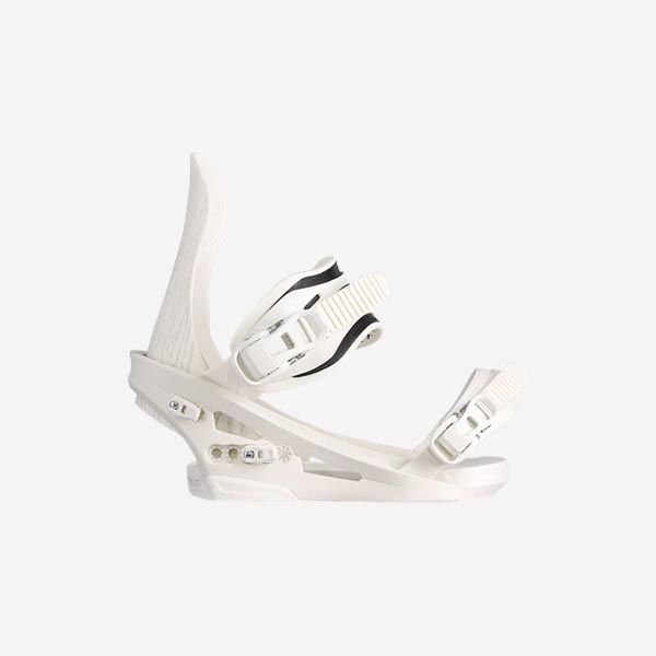 FLUX SR スノーボードビンディング ホワイト L FLUX BINDINGS（フラックスバインディング） FLUX フラックス
