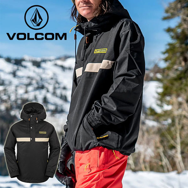 スノーボードウェア VOLCOM LONGO PULLOVER ジャケット XL g0652411-blk-1.jpg