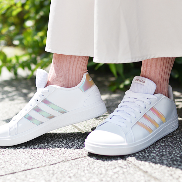 gc アディダス レディース スニーカー 23.5 アディダス レディース スニーカー adidas GRAND COURT 2.0 K