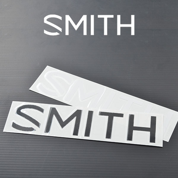 ゆうパケット対応可能！ステッカー SMITH スミス ロゴ シール 4.5cm×20cm スノーボード