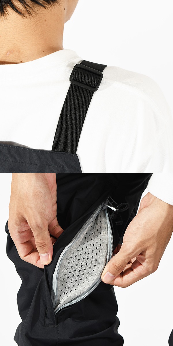 30%off スノーボードウェア KM4K カモシカ PARADICE BIB PANTS 8