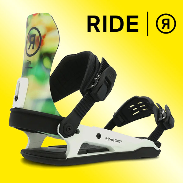 RIDE C-10 スノーボード ビンディング Mサイズ RIDE（ライド） ラス1 Mサイズ のみ 41%off 送料無料 バインディング C