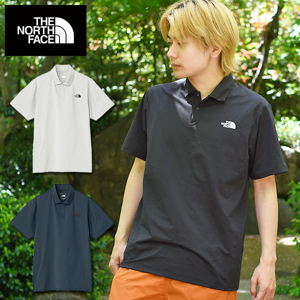 THE NORTH FACE 半袖ポロシャツ 黒 刺繍ロゴ メンズ 新品　3XL THE NORTH FACE（ザ ノースフェイス） ノースフェイス 半袖 ポロシャツ