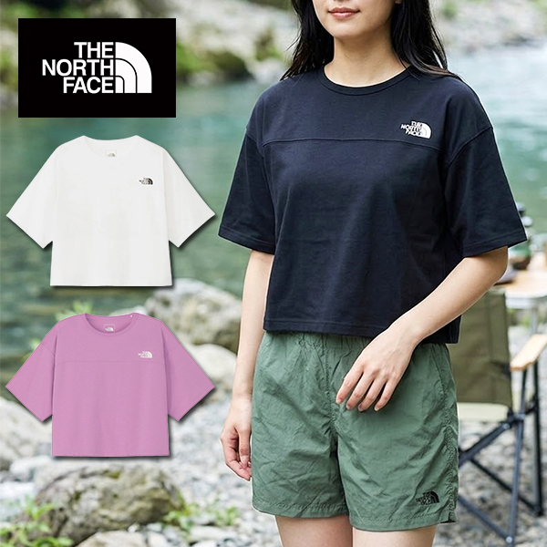 ザノースフェイス レディース 半袖Tシャツ ショートパンツ キャップセット tnf-w-tee-3-1.jpg
