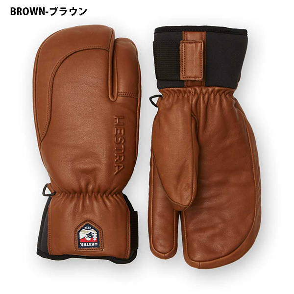 レザーミトン HESTRA ヘストラ Topo 3-Finger MITTEN メンズ ミトン 本