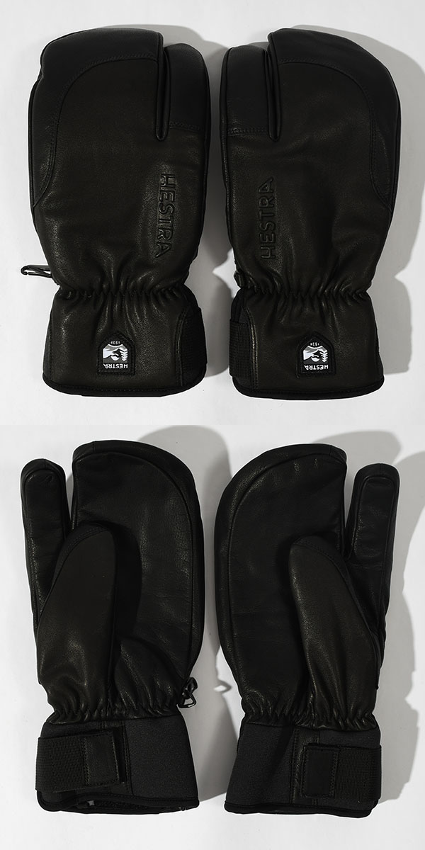HESTRA（ヘストラ） レザーミトン Topo 3-Finger MITTEN メンズ ミトン