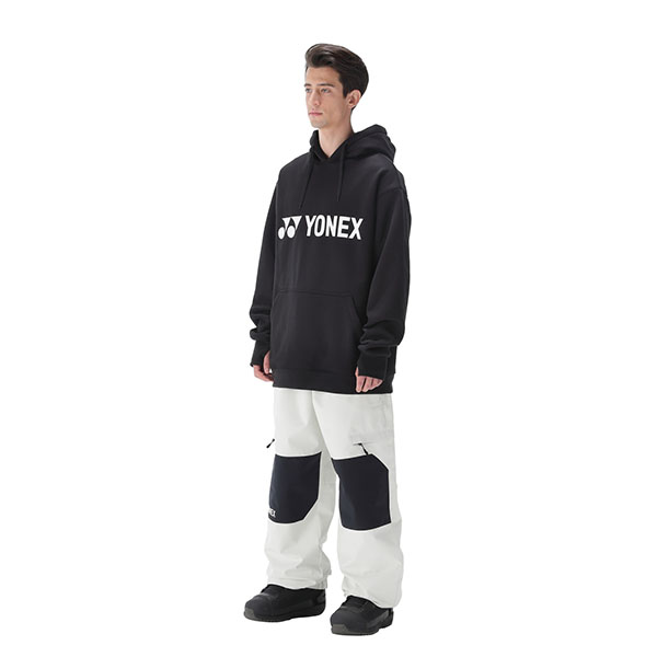 長袖 パーカー 裏起毛 YONEX ヨネックス メンズ レディース ブラック