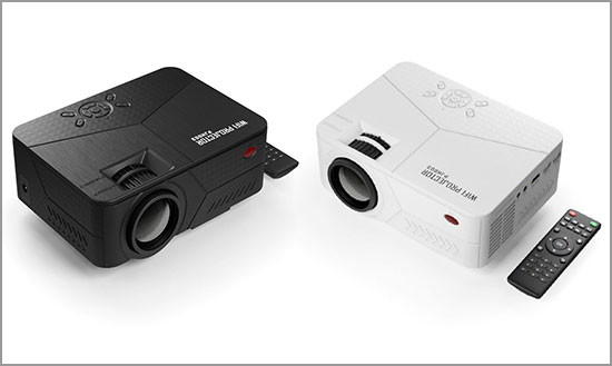 AREA (エアリア) LEDプロジェクター3 ホワイト MS-PJHD03-WH