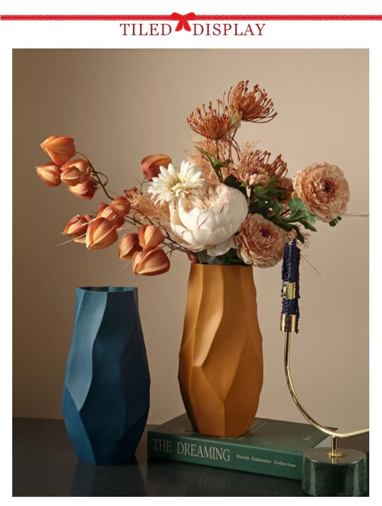 花瓶 陶器 おしゃれ イエロー インスタ映え オレンジ スウェーデン フラワーベース ブルー ホワイト 北欧 大きい 大型 白 メーカー再生品 大きい