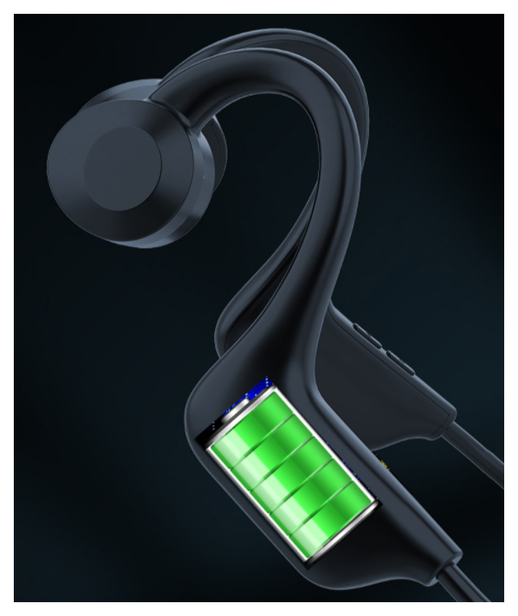 送料無料 ワイヤレスイヤホン 骨伝導ヘッドホン Bluetooth 5.1 耳掛け