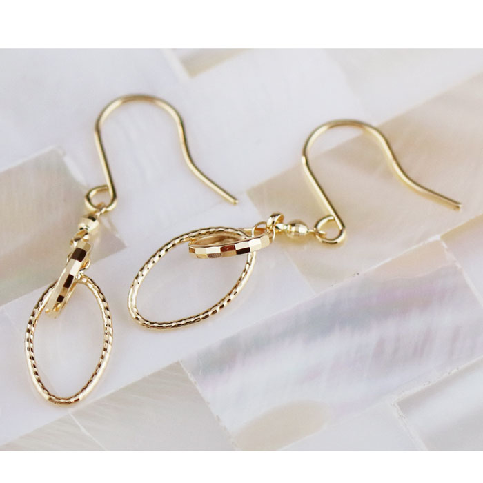 期間限定お値下げ♡k18 揺れるピアス 18金 ピアス 揺れる かわいい レディース プレゼント 10代 20代
