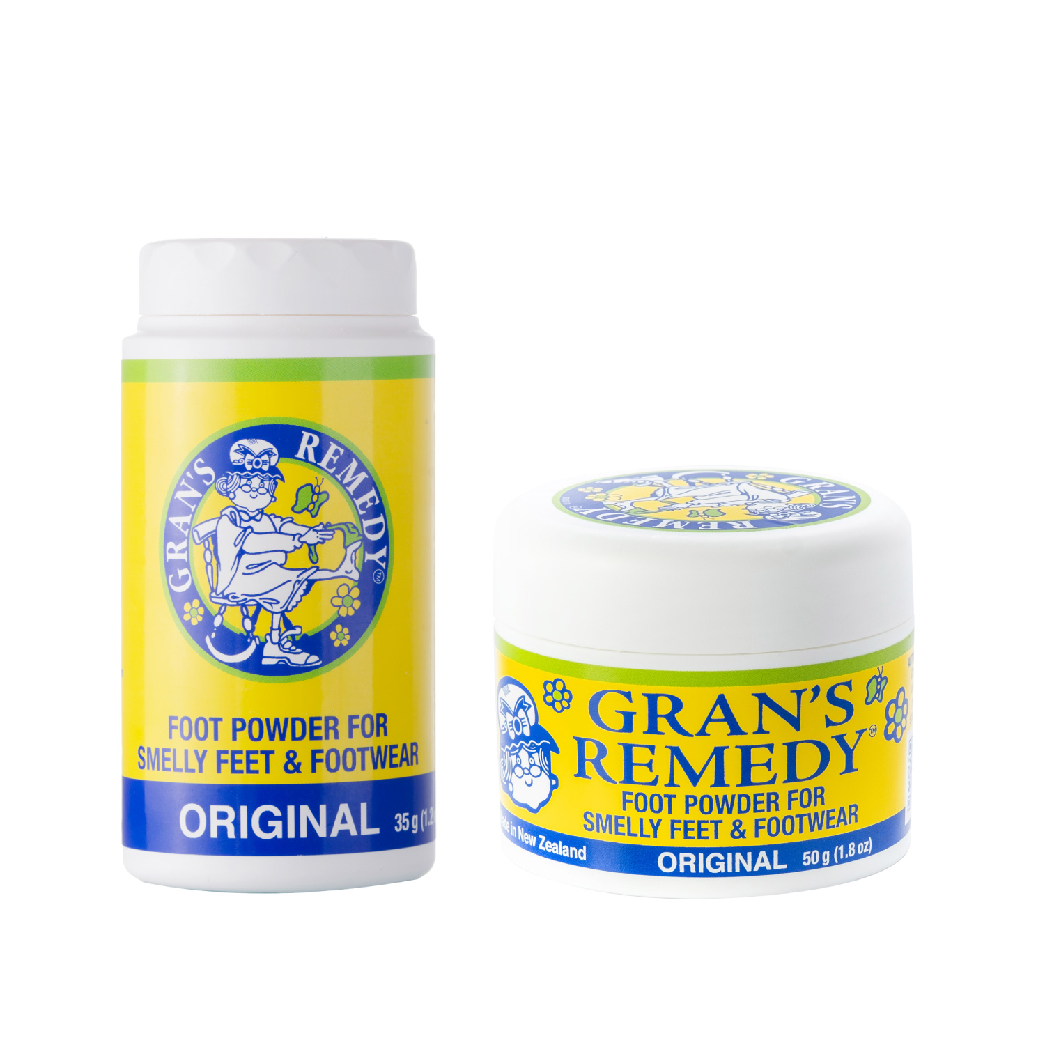 〈6個セット〉GRAN'S REMEDY 靴消臭剤 青ラベル/黄ラベル 50g GRAN'S REMEDY（グランズレメディ） 50g +35gセット【置き配専用ページ