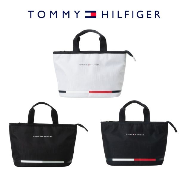 トミーヒルフィガー ラウンドバッグ【28×12×22】ホワイト　thmg6std TOMMY HILFIGER（トミー・ヒルフィガー） ゴルフ ラウンドバッグ 26年