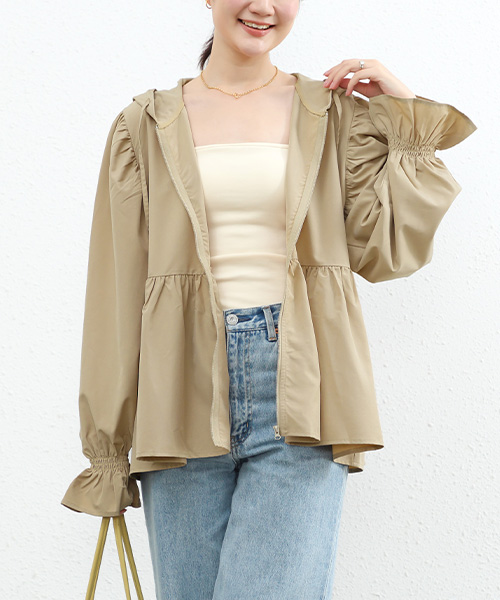 ラッシュガード 夏 水着 日焼け対策 UVカット レディース パーカー 女性 UV UPF 涼しい 長袖 袖あり 10代 20代 30代 40代 ポケット ファスナー 指穴 春 rt1305 | ブランド登録なし | 11