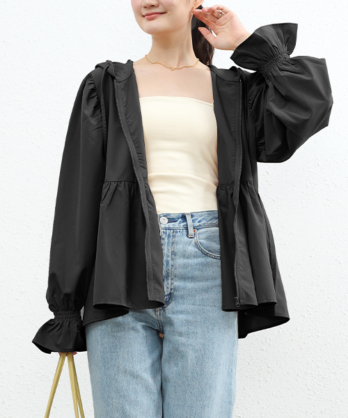 ラッシュガード 夏 水着 日焼け対策 UVカット レディース パーカー 女性 UV UPF 涼しい 長袖 袖あり 10代 20代 30代 40代 ポケット ファスナー 指穴 春 rt1305 | ブランド登録なし | 12