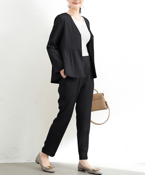 セレモニースーツ パンツスーツ セットアップ レディース ジャケット