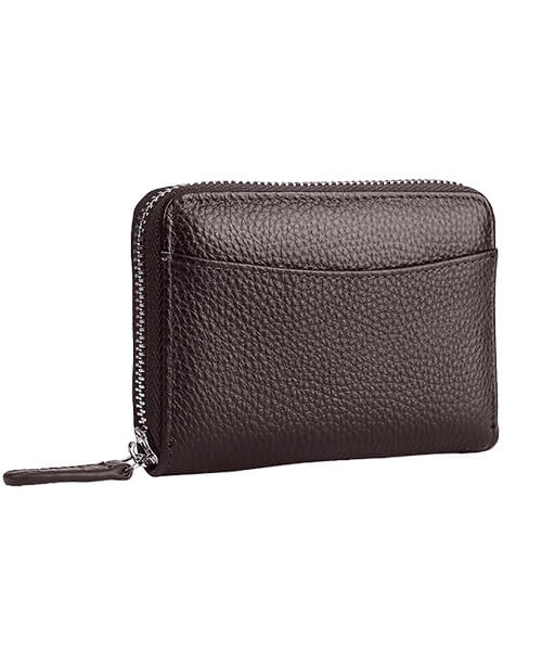 ミニ財布 レディース 本革 二つ折り 軽量 カードケース 大容量 ミニウォレット ボックス型小銭入れ コンパクト ミニマリスト 旅行用  小さい zak1106 | ブランド登録なし | 04