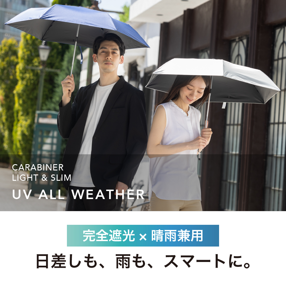 日傘 折りたたみ 完全遮光 自動開閉 超軽量 ワンタッチ カラビナ付 6本骨 遮光率100% UVカット UPF50+ 晴雨兼用 メンズ レディース | tobest | 04