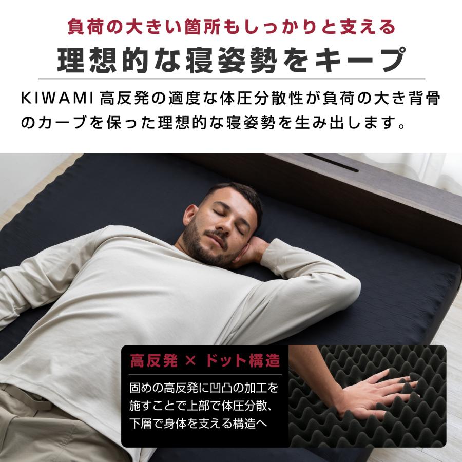 tobest マットレス 高反発 シングル 三つ折り 10cm 高反発