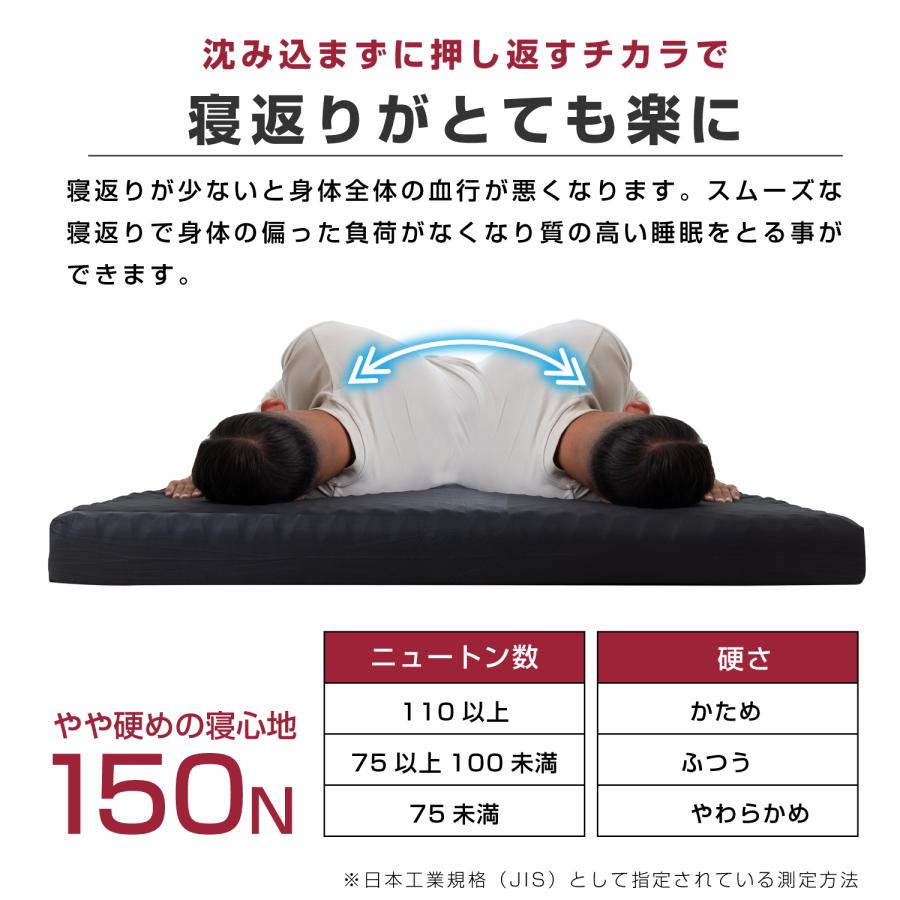 Amazon｜tobest「極」高反発マットレス 3つ折り 10cm 絶妙な硬さ