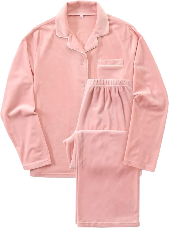 Nutopia ルームウェア レディース 前開き 長袖 冬 ベロア ゆったり