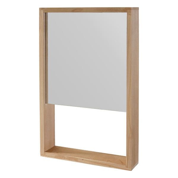 壁掛け鏡 壁掛けミラー 鏡 壁掛け アンティーク 棚付き 小さい 木枠