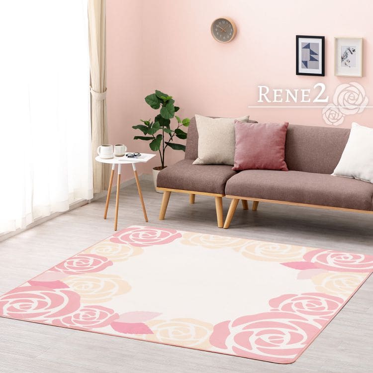 カーペット 160x200cm 滑り止め 洗える 2畳 ラグマット 花柄 海 カーペット 160x200cm 滑り止め 洗える 2畳 ラグマット 花柄 海